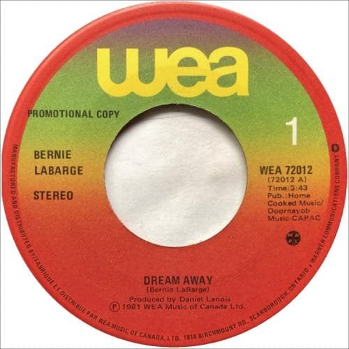 discog-blb-dreamaway-01 Dream Away - Bernie LaBarge